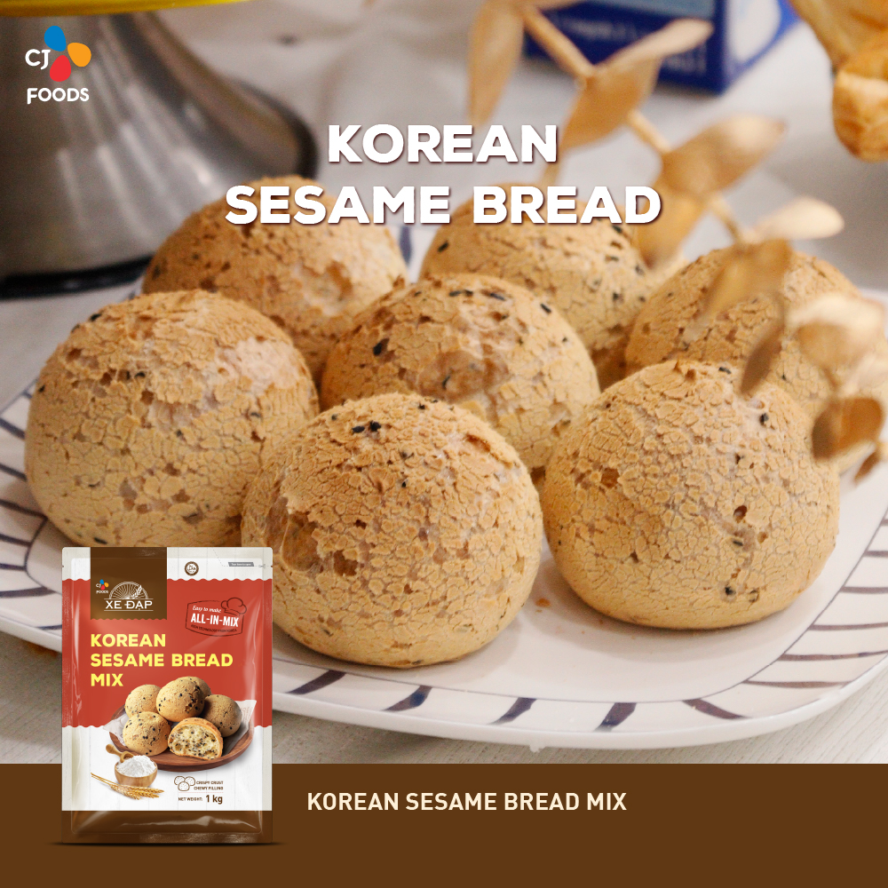 Ready-to-mix Korean Sesame Bread Mix - 1kg
