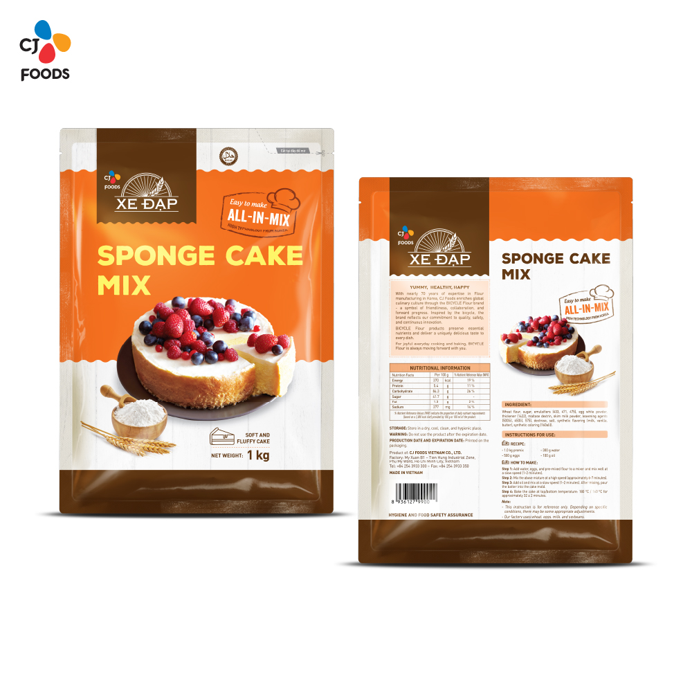 Ready-to-Mix Baking Powder for Sponge Cake - 1 kg