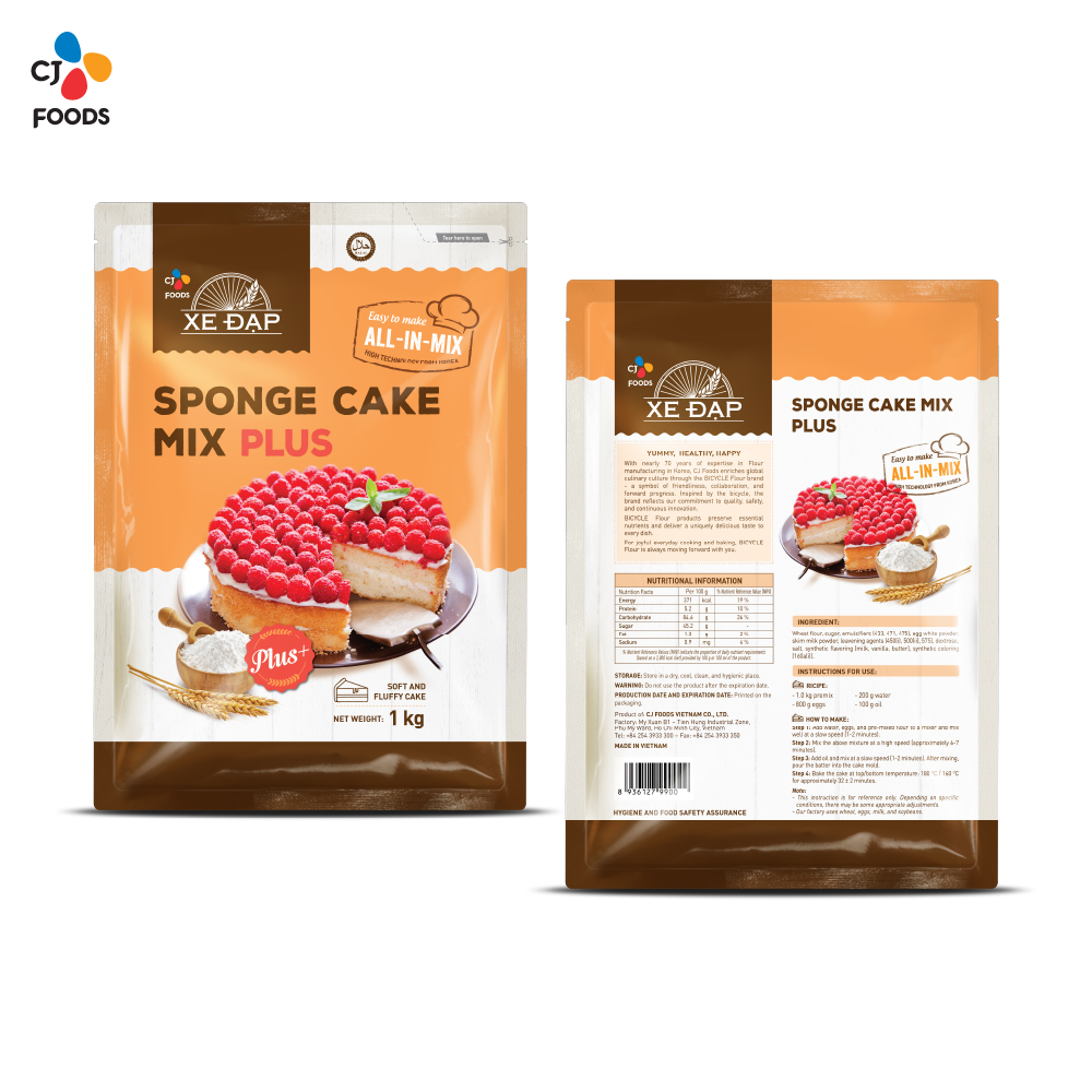 Premix - Bicycle - Sponge Cake Plus - 1 kg