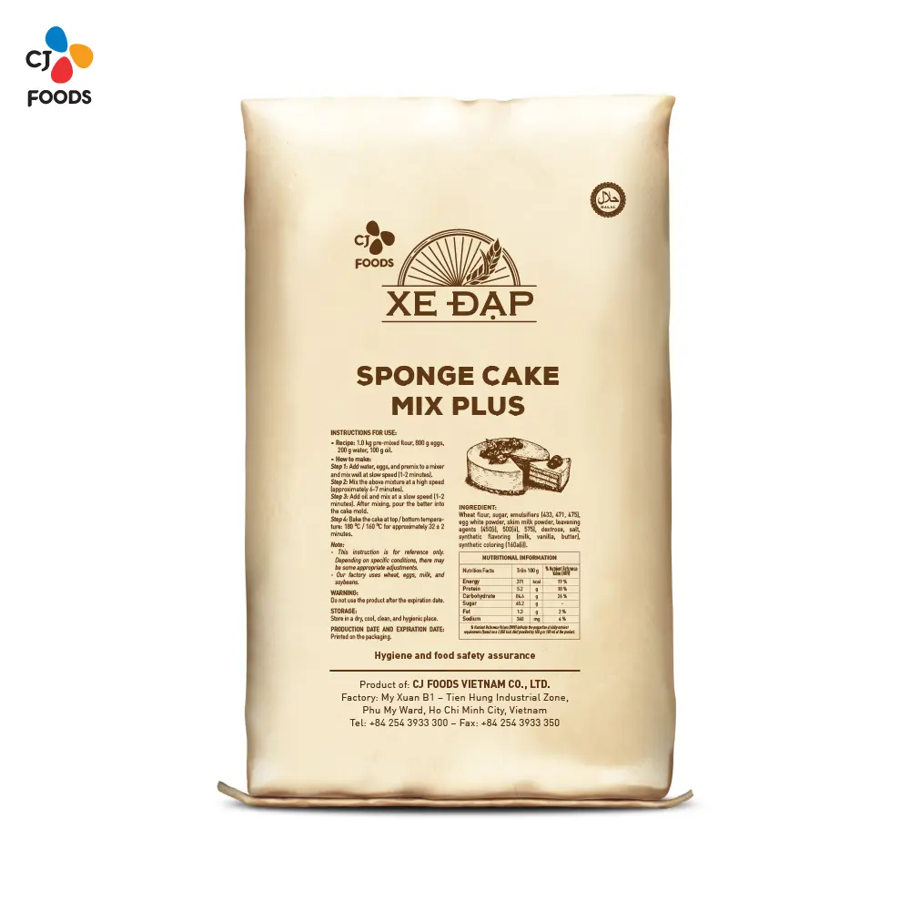 플러스 자전거 생과자용 혼합 가루 - 10kg