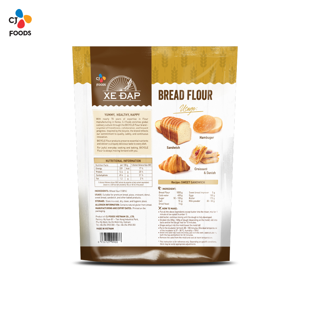 Bicycle Bread Flour - 1kg