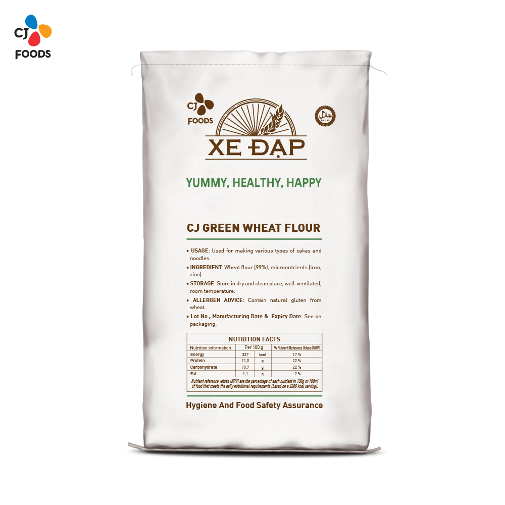 CJ Green Leaf Wheat Flour - 40kg
