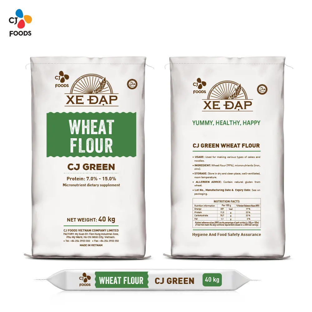 Wheat Flour - CJ Green Bag PP - 40kg