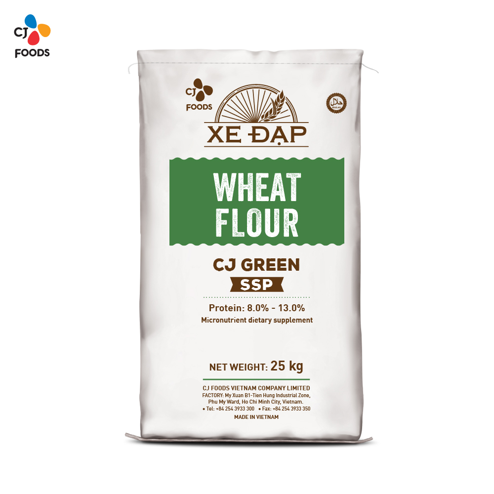 Wheat Flour - CJ Green SSP Bag PP - 25kg