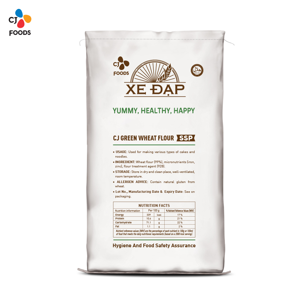 CJ Green Leaf SSP Wheat Flour - 25kg