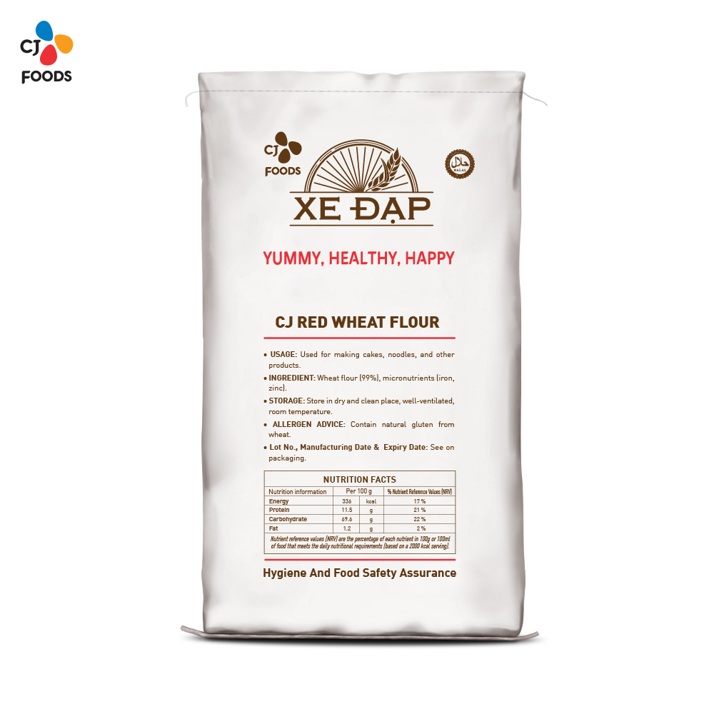 CJ Red Wheat Flour - 25kg