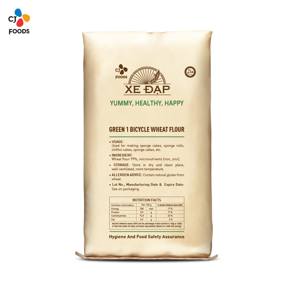 Green Leaf Bicycle Flour 1 - 25kg