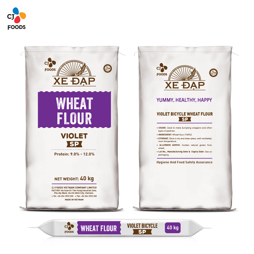 Wheat Flour Violet Bicycle SP-bag PP 40kg 03