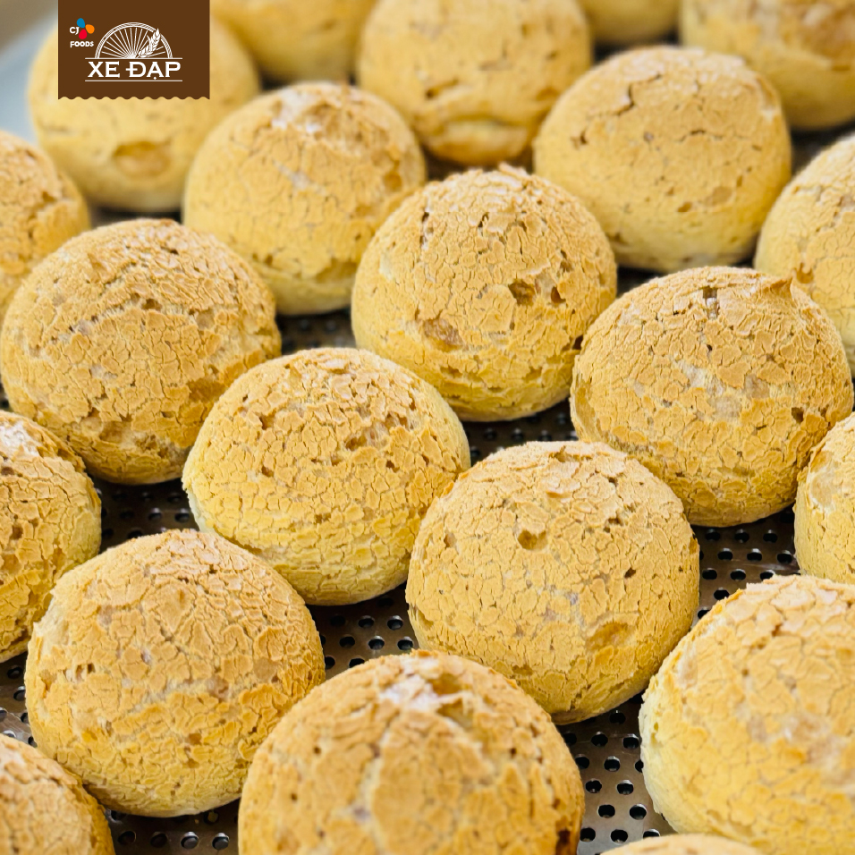Chewy cream puff mix Bicycle brand