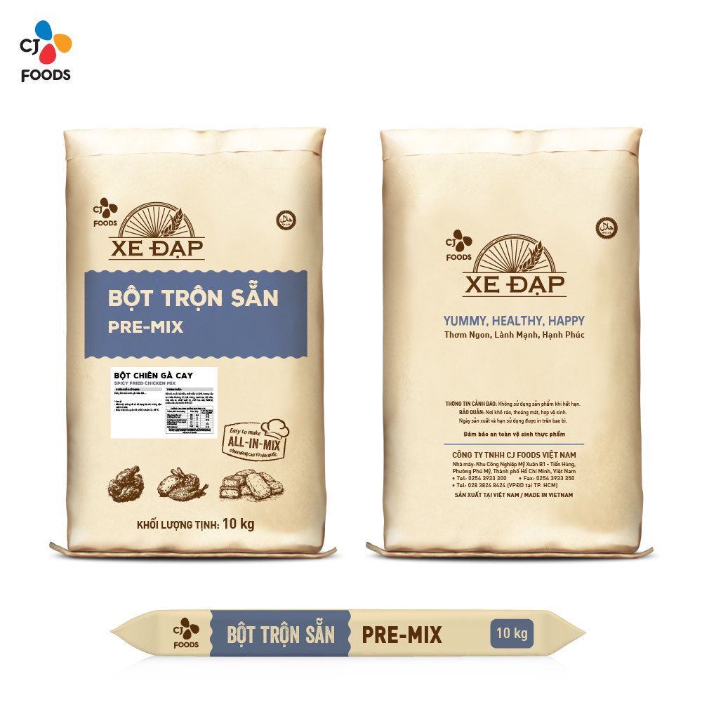 Spicy Fried Chicken Powder Bicycle Brand - 10kg