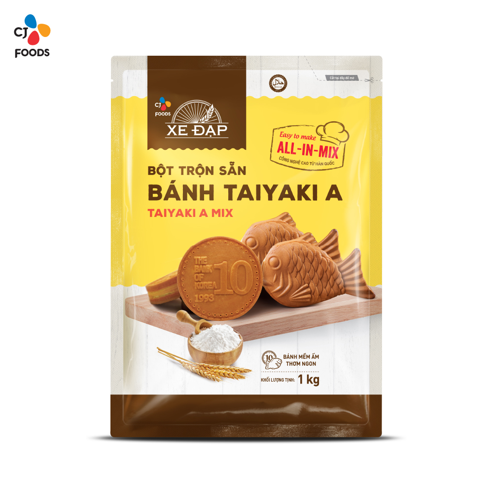 Bột trộn sẵn Taiyaki A Xe Đạp