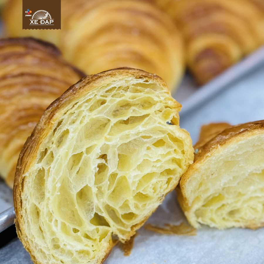 công thức bánh croissant - bột mì Xe Đạp