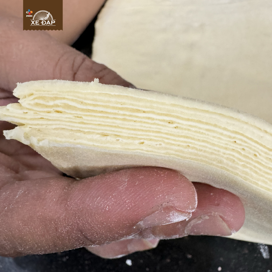 công thức bánh croissant - bột mì Xe Đạp