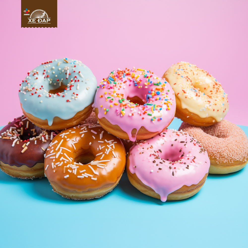 Bột trộn sẵn - Donut - Xe Đạp
